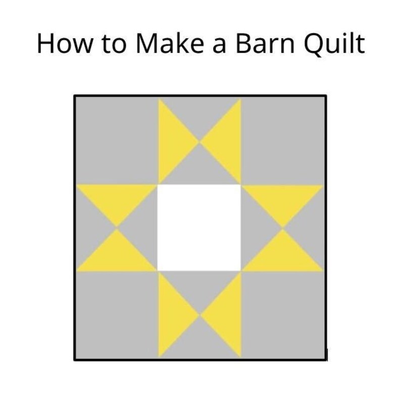 How to Make a Barn Quilt Simple DIY Instructions Instant Etsy