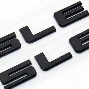 2x SLE porta traseira carta placa de identificação emblema suv hd emblema GMC 3D HD preto brilhante