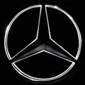 Buy Azisen Car Front Grille Star Emblem LED Logo for Mercedes Benz  2013-2016 Illuminated LED Badge Light (Blue) Online at desertcartINDIA