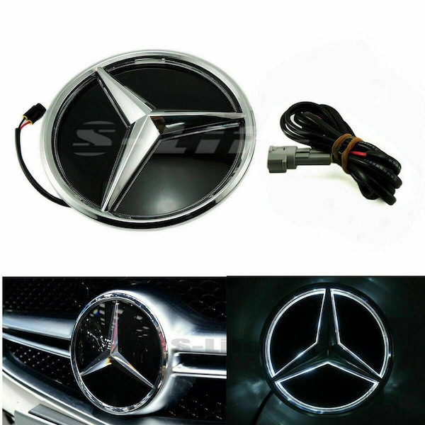 Mercedes Benz Led Front Grill Emblem Etsy