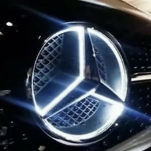 2015-2018 Mercedes Benz Front Star Led Emblem White Light Deep Dish GLC GLE GLS