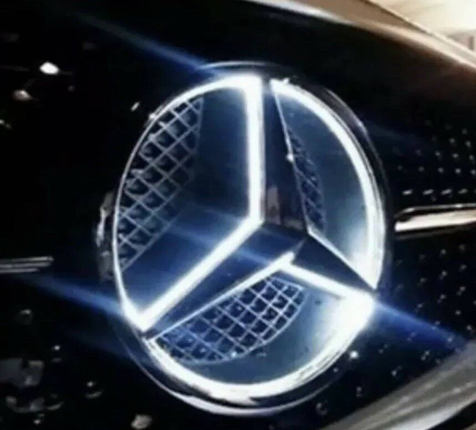 LED Illuminated MIrror Star Emblem For 2015-2017 Mercedes Benz GLC GLE GLS