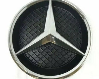 2006-2017 Mercedes-Benz Front Grille Emblems Star W/Housing For A B C E GL GLK M