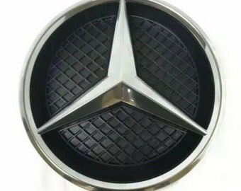 Estrella de emblemas de parrilla delantera Mercedes-Benz 2006-2017 con carcasa para A B C E GL GLK M