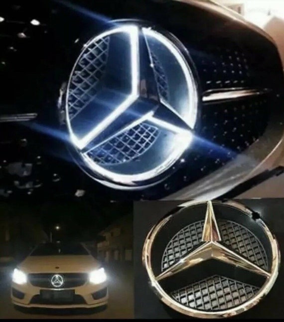 Auto Tuning Car Mirror Emblem LED Badges for Mercedes - China LED Emblem,  Lighted Badge