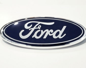 2005-2007 Ford F250 F350 Super Duty Front Grille BLUE 9 inch emblem new