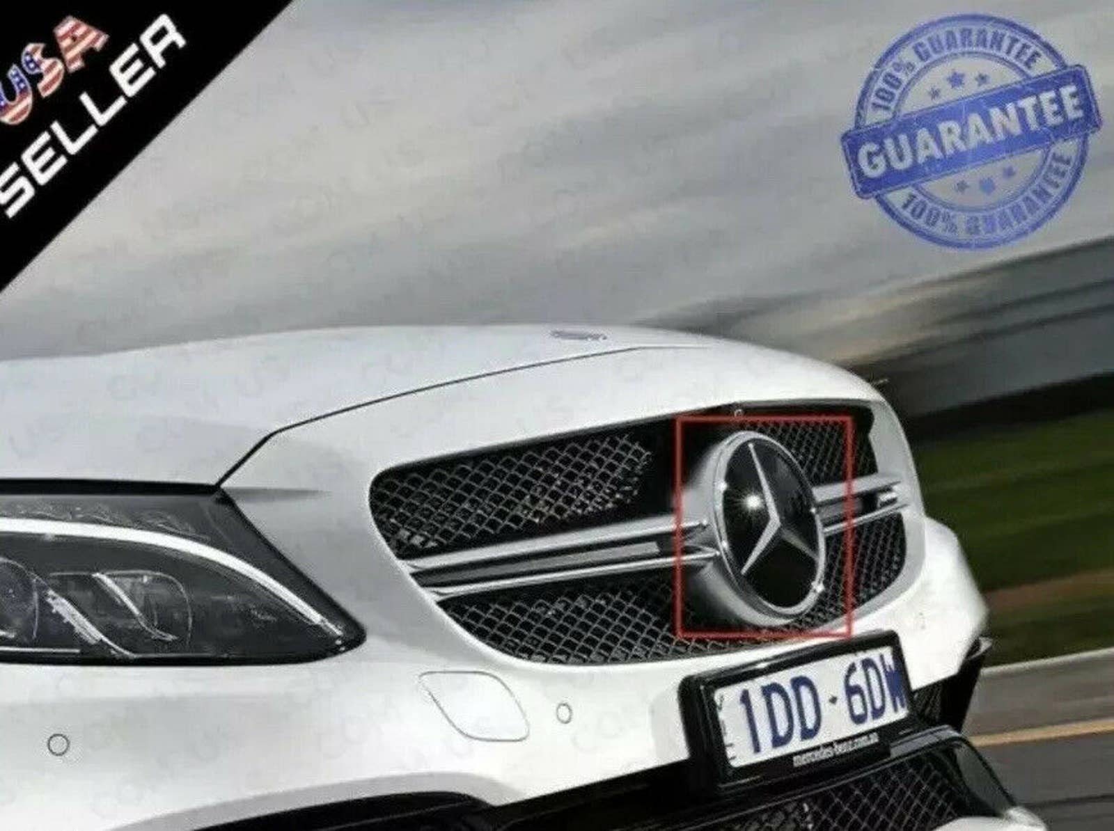 Mercedes led star emblem grille w205 w218 class c cls cls550  cls63 c350