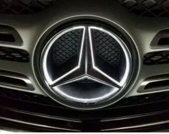 Illuminated Led Light Grille Star Emblems Badge For Mercedes Benz 2011-2016