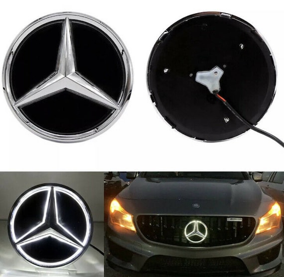 Mirror Car Led Star Logo Grille Badge Light for Mercedes Benz C