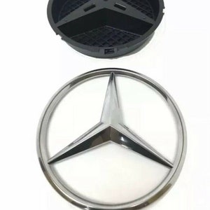 2006-2017 Mercedes-Benz Front Grille Emblems Star W/Housing For A B C E GL GLK M zdjęcie 3