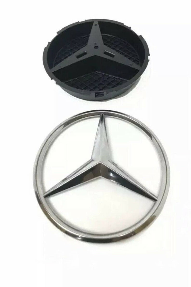 2006-2017 Mercedes-Benz Front Grille Emblems Star W/Housing For A B C E GL GLK M image 3