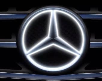 Led Illuminated Mirror Star Emblem For 2015-2017 Mercedes Benz GLC GLE GLS New