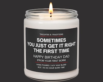 Funny Birthday Candle for Dad | Dad's Favorite Child