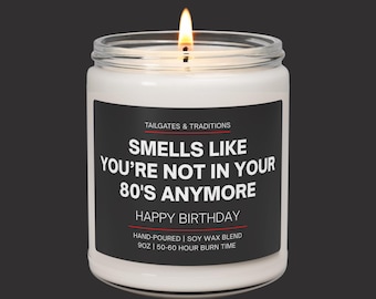90th Birthday Candle: "Smells Like You're Not In Your 80's Anymore"