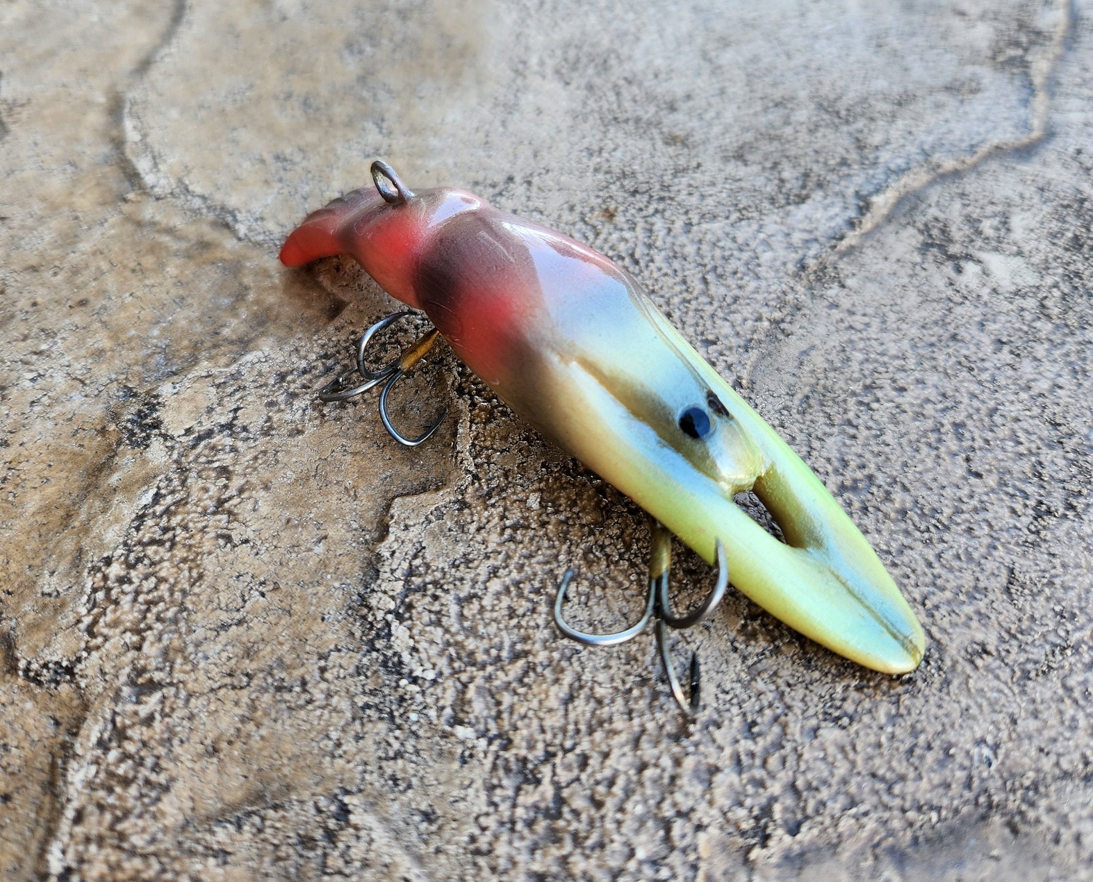 Vintage Bagley Crawfish Fishing Lure / Antique Fishing Lure Bagley