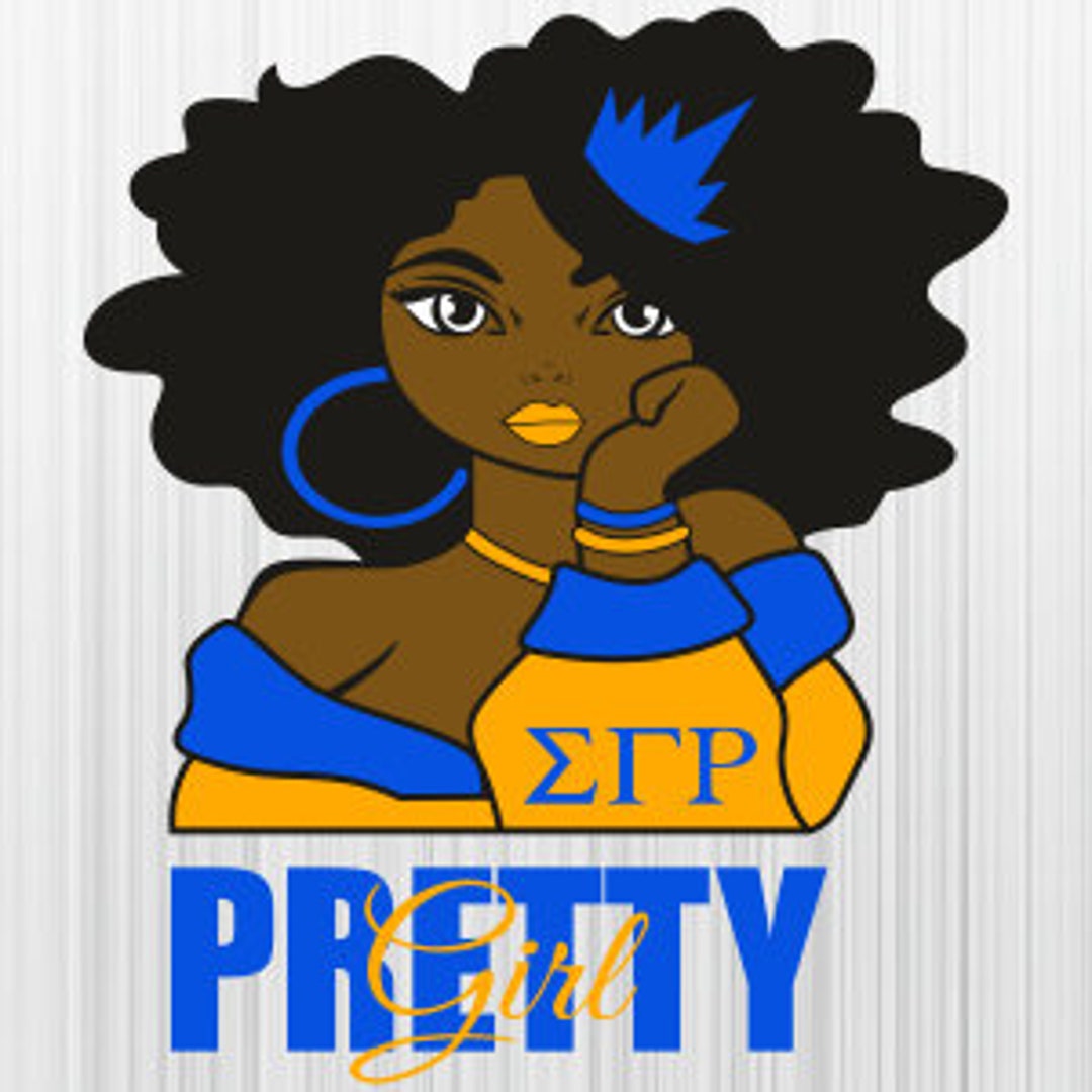 Sigma Gamma Rho Pretty Girl Queen Svg, Sigma Life Girl Png, Sigma Girl