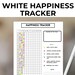 Digital Happiness Tracker, Printable Happiness Tracker, Happiness Log ...