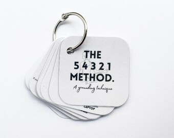 54321 Method // Anxiety management // Mental health management  // Get well soon gift // Anxiety coping skills //