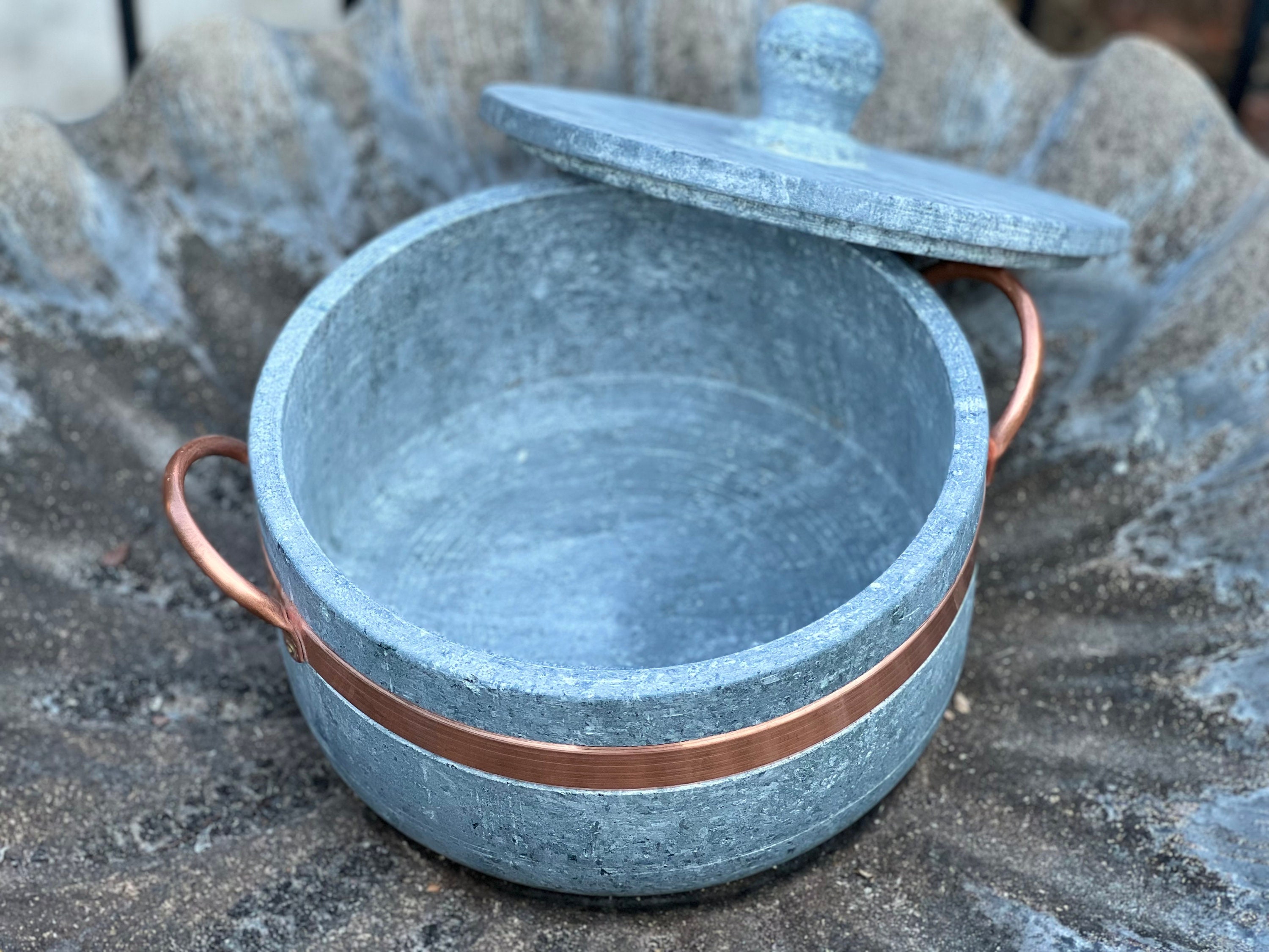 Soapstone Cooking Pot 4.0 Liters/ 4.2 Quart 