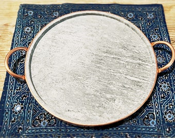 Grillstein aus Speckstein für einen 30cm Pizza und Backstein