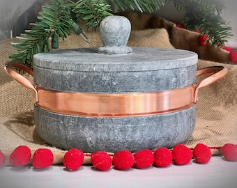 1,5 Liter Speckstein Kochtopf