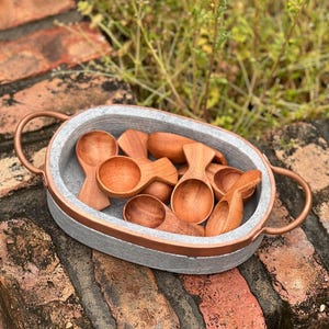 Handcrafted Neemwood Scoops - 1 scoop = 1 tablespoon