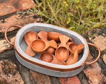 Handmade Scoop |  Kitchen Scoop | Wooden Scoop | Coffee Scoop |Tea Scoop |Custom Spoon - 1 scoop = 1 tablespoon
