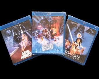 Star Wars "The Despecialized Edition" Original Trilogy BluRay Set *Unaltered Original Theatrical Releases*