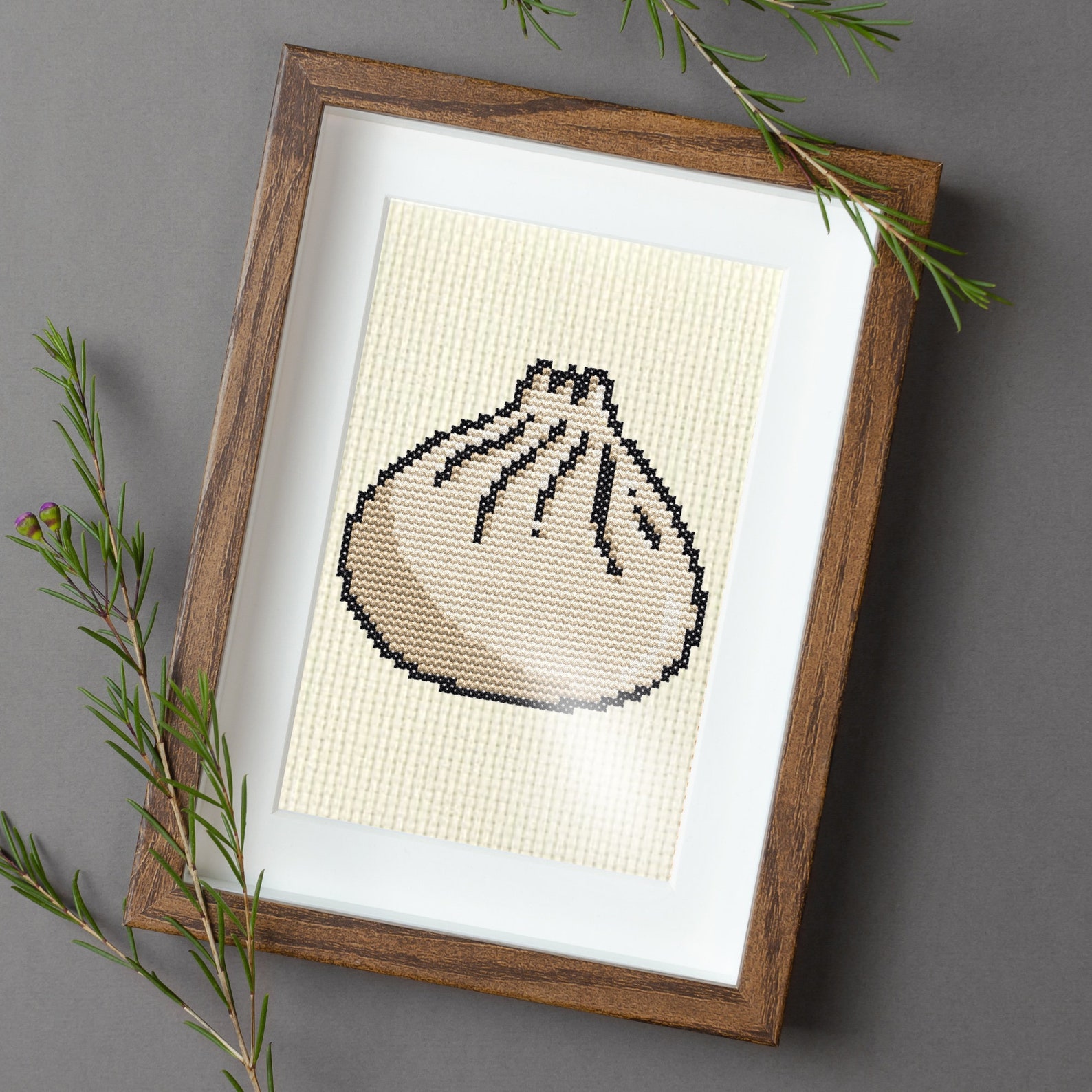 Little Dumpling Mini Cross Stitch Pattern, Embroidery Instant Download ...