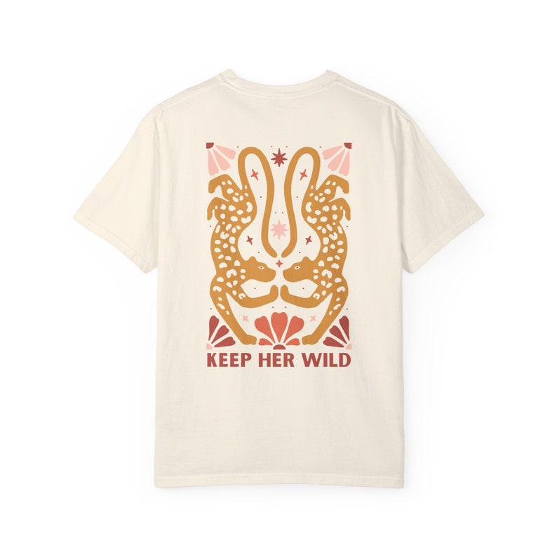 Keep Her Wild Tee: Comfort Colors Vintage Graphic T-Shirt Ivory