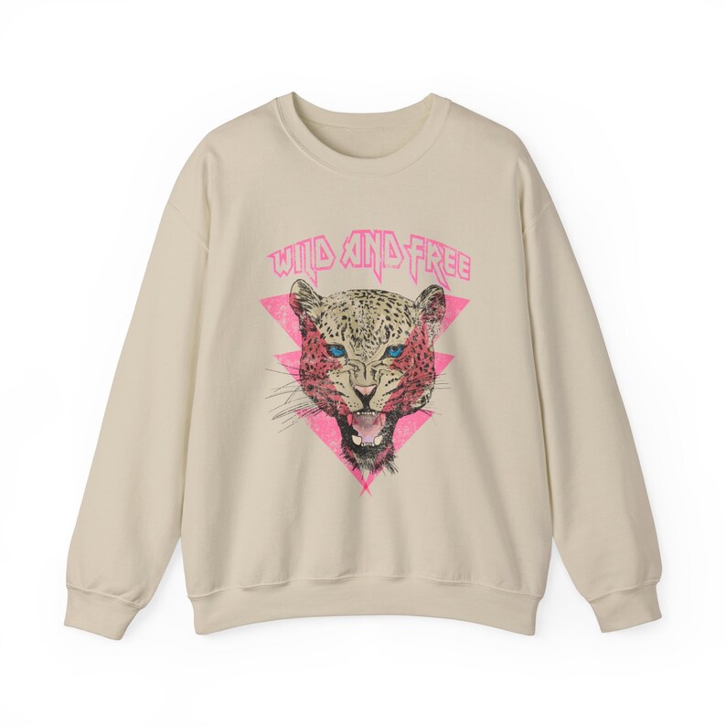 Cheetah Bow Crewneck Sweatshirt main image 1