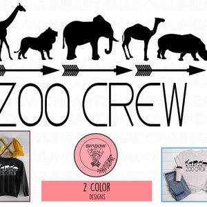 Zoo Crew Svg • Animal Lover SVG Files For Cricut • Digital Download