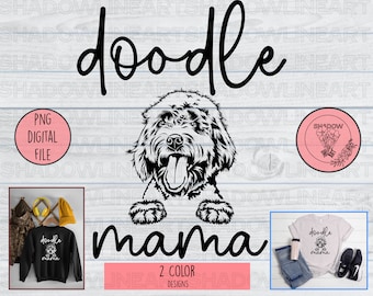 Doodle Mama Png, Doodle Mom Png,  Dog Mama Png