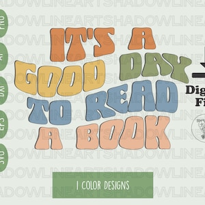 It&#39;s A Good Day To Read A Book Svg Files For Cricut Book Lover Png For Sublimation Teacher Shirt Svg Digital Download