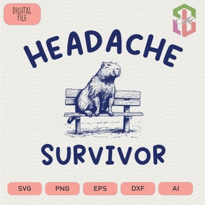 Headache Survivor Svg Chronic Migraine Svg Files For Cricut Instant Digital Download