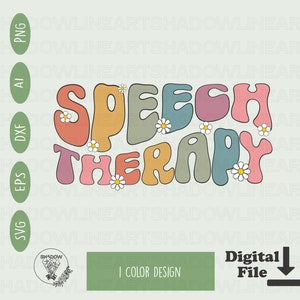 Logopädie-Svg-Dateien für Cricut Sprache Sprache Png für Sublimation Slp svg Sofortiger digitaler Download