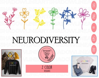 Neurodiversity Svg • Autismo FILE SVG per Cricut • Digital Download