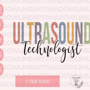 Ultrasound Technologist SVG Files for Cricut (Digital Download)