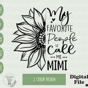 Mimi Svg Grandma Svg Files For Cricut Mimi Life Png For Sublimationdigital Download Grandmother Svg Instant Download Mothers Day Svg