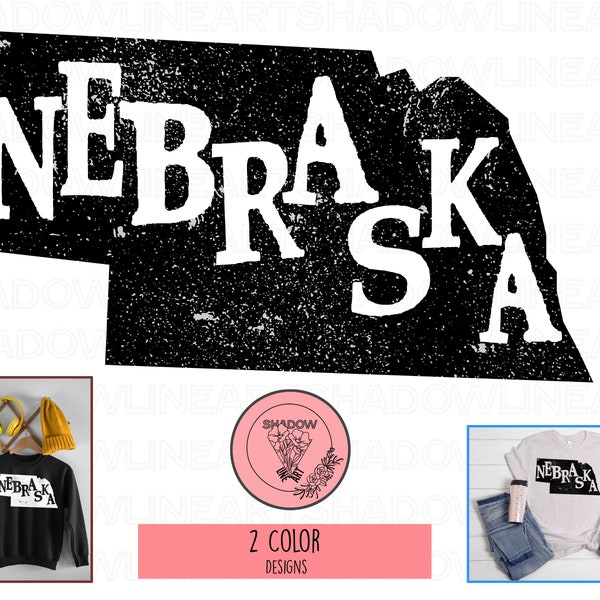 Nebraska Outline Svg • State of Nebraska SVG Files For Cricut • Digital Download