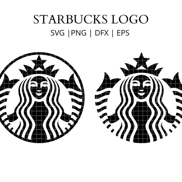 Starbucks | svg, png, dxf, eps files | sizing for 24 oz acrylic tumblers | 24oz cold cup| 16oz clear tumblers| 16oz hot cup| custom color