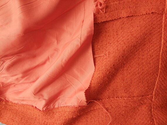 60s Lilli Ann rust orange skirt suit set size med… - image 2