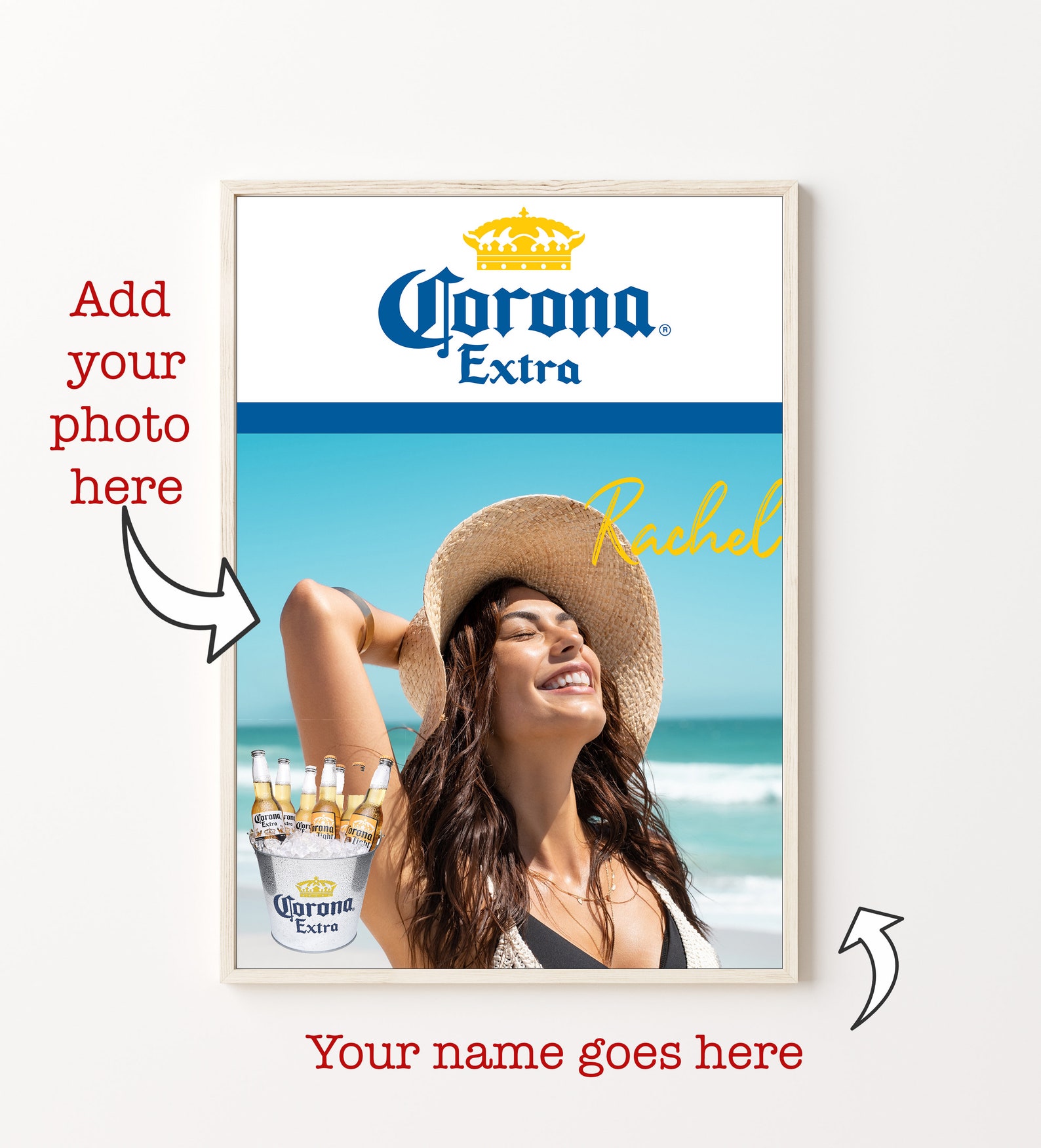 Corona Beer Poster. Gift for Boyfriend Gift for Husband Gift Etsy