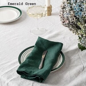100 pack sage green napkins cotton napkins for weeding 40x40 cm napkins image 7