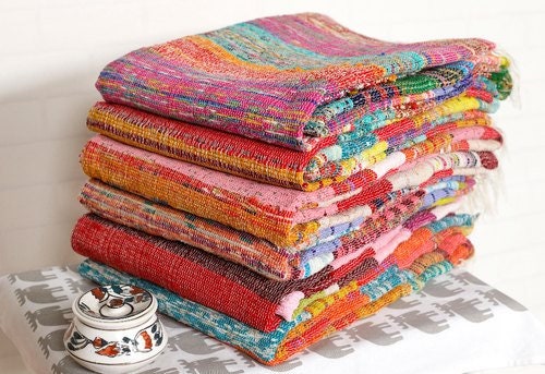 Rag Rug in Colorful Chindi – Braided – Contemporary Colorful Design – –  Loomkart