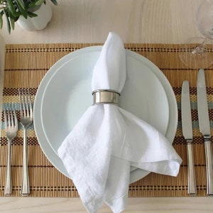 100 pack sage green napkins cotton napkins for weeding 40x40 cm napkins image 6