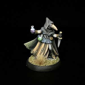Reaper Painted Plastic Female Plague Doctor Miniature 28mm