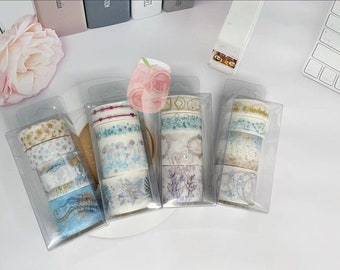 Seabed Bronzing Washi Tapes (4 different themed sets)