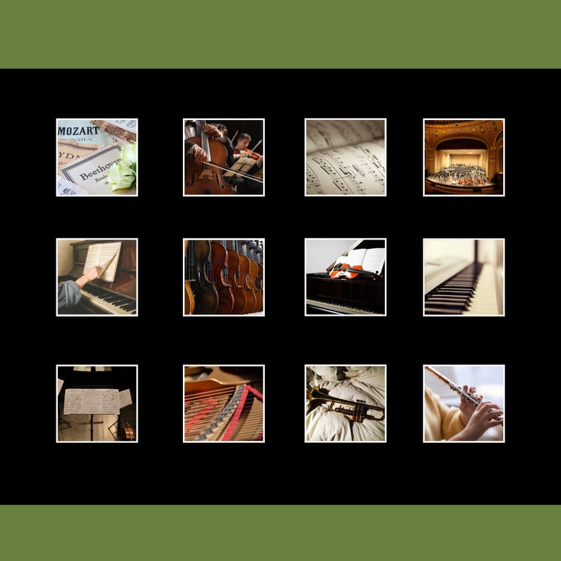 Classical Music Calendar 2024 Gift Idea for Classical Music Lovers Wall