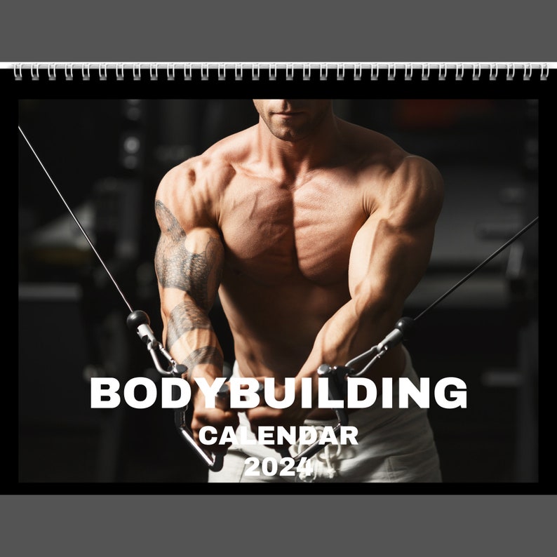 Bodybuilding Calendar 2024 Gift Idea for Bodybuilding Lovers